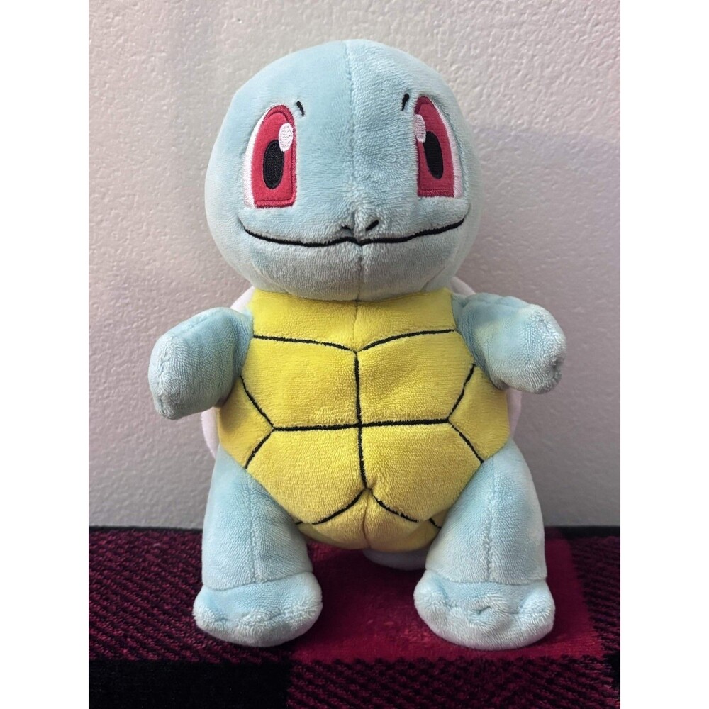 Pokemon Center Squirtle Plush 8" Kanto Nintendo Water Starter Turtle